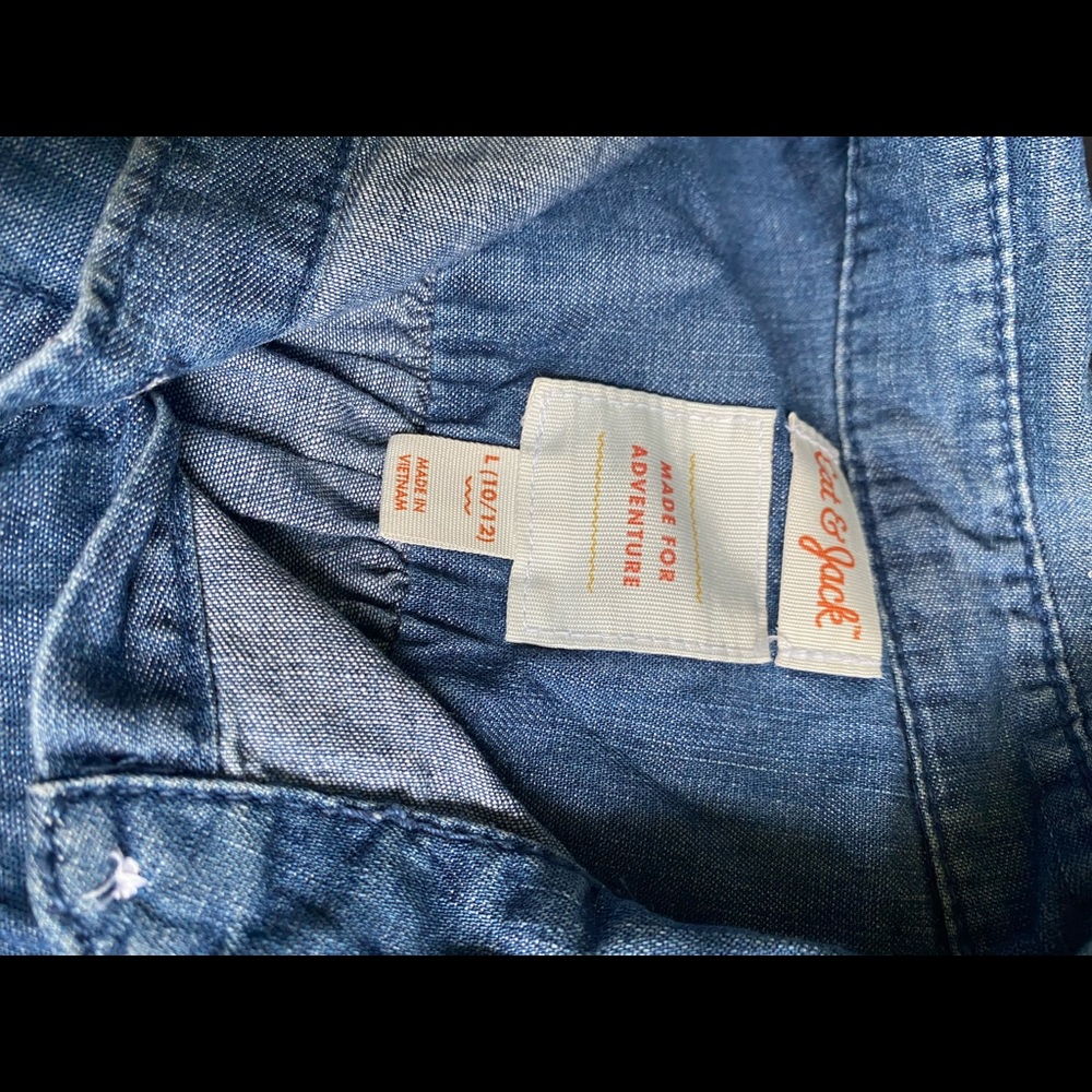 Cat & Jack Girls Denim Shirt